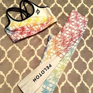Peloton WITH Pride Bra & Capri Set